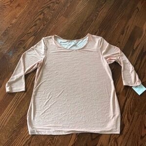 WOMEN'S CROFT & BARROW BLOUSE TOP SHIRT Sz. L Large NEW NWT